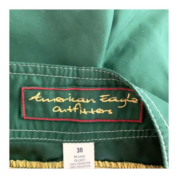 Vintage American Eagel Outfitters Board Shorts Swim Trunks size 30 - Picture 5 of 6